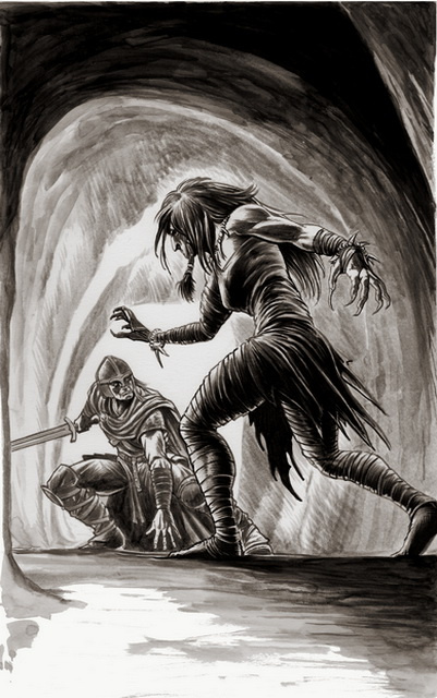 Beowulf battles Grendel's Mother! 