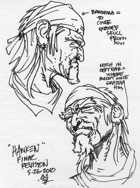 HAWKEN character design roughs (2010)