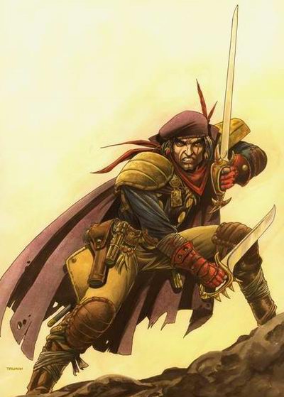 FIGURE FOR GRIMJACK 6 COVER