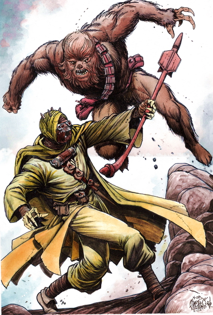 Commission: "Tusken V. Wookie"
