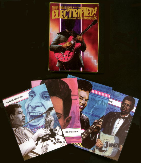 RARE ITEM!!! ELECTRIFIED: HEROES OF THE ELECTRIC BLUES Trading cards, boxed set