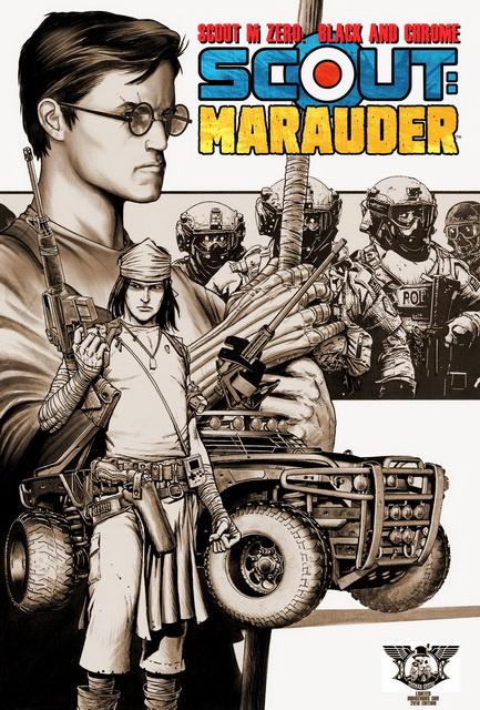 AVAILABLE NOW! SCOUT-M-ZERO: BLACK & CHROME LTD. ED. COMIC