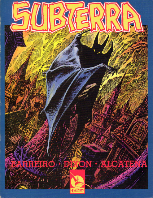 Rare! 4Winds SUBTERRA Graphic Novel by Quique Alcatena! Last copies!